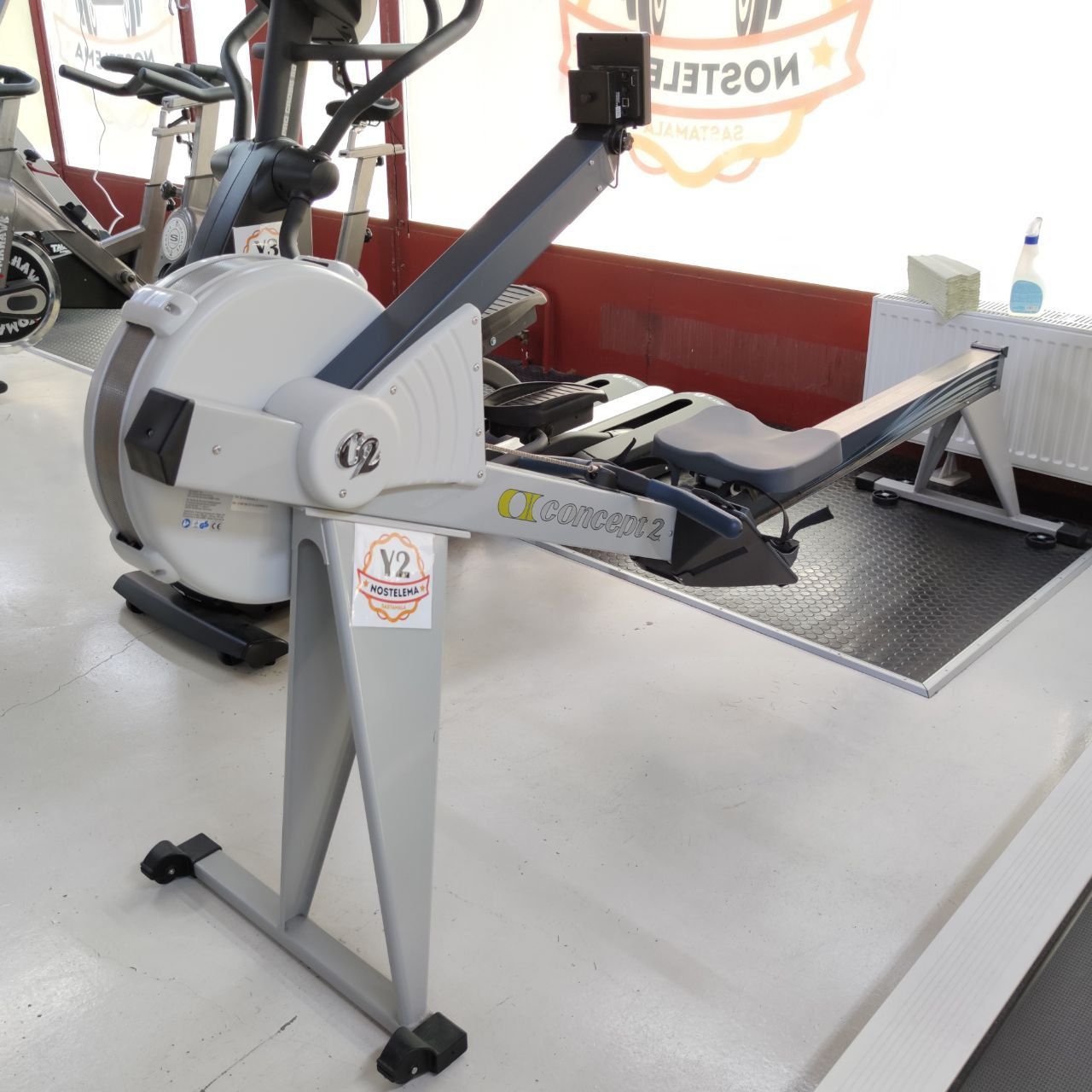 Concept2 rowing machine at Nostelema